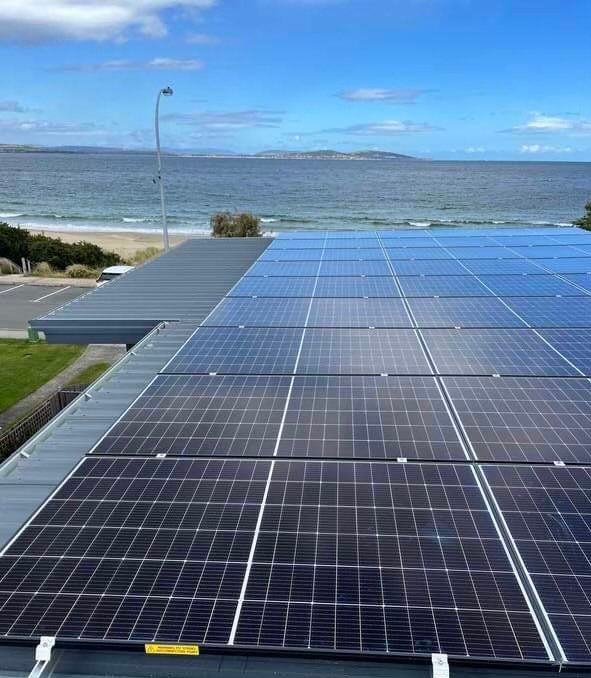 Solar panel inspection in Tasmania