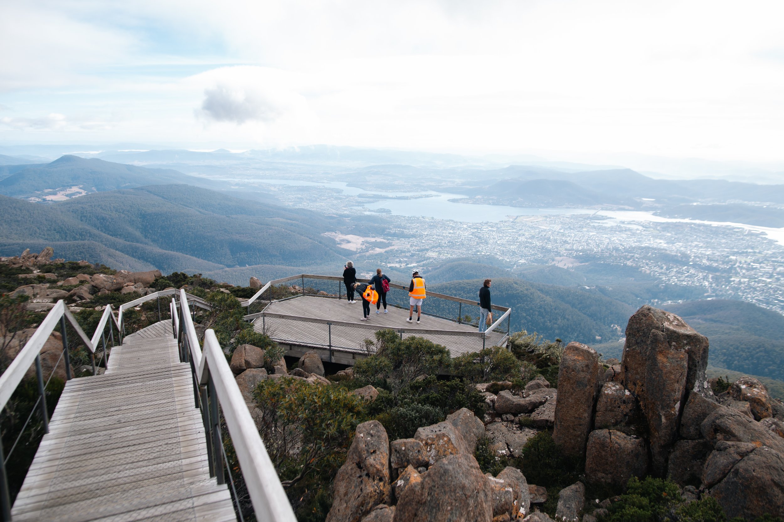 Mount Wellington lookout over Hobart